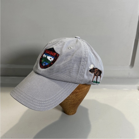L.L. Bean Maine Fisheries Wildlife Hat Cap Dept Fisheries Embroidered Moose OSFM - Picture 3 of 10